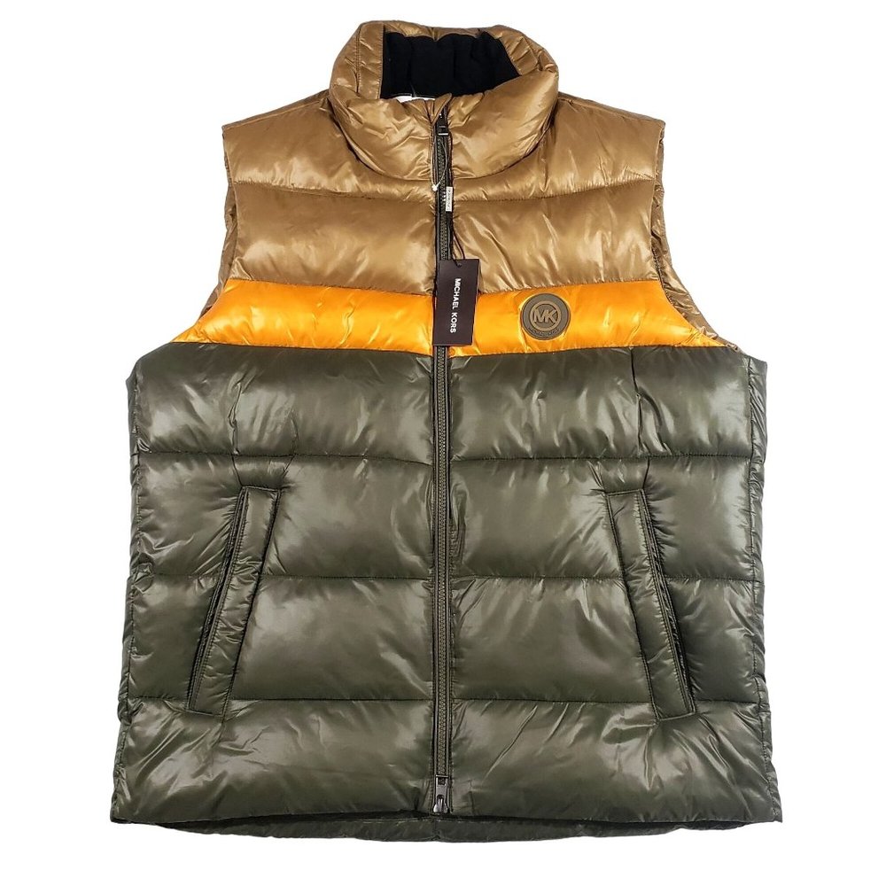 MICHAEL KORS MEN'S Quilted Puffer Vest Size L